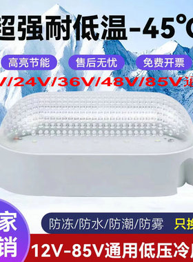 低压led冷库专用灯12V24V36V48V85V伏低温防潮防水冰冻库灯照明灯