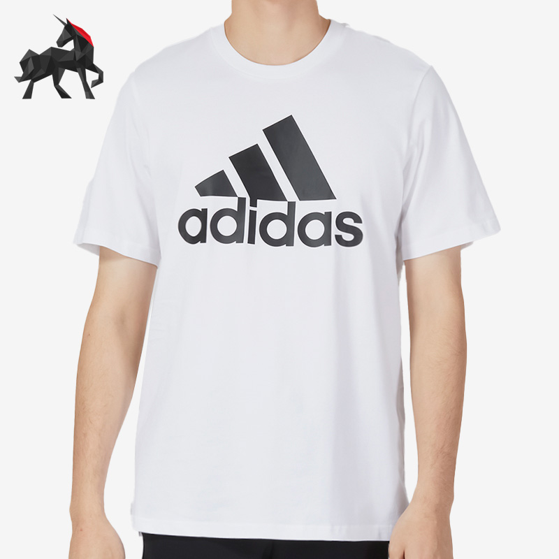 阿迪达斯男士运动短袖