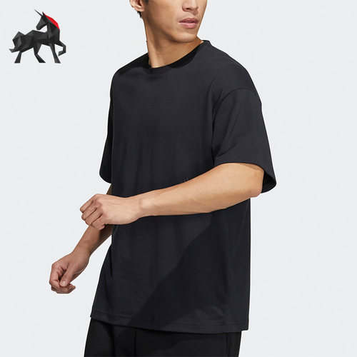 阿迪达斯男子宽松运动短袖T恤