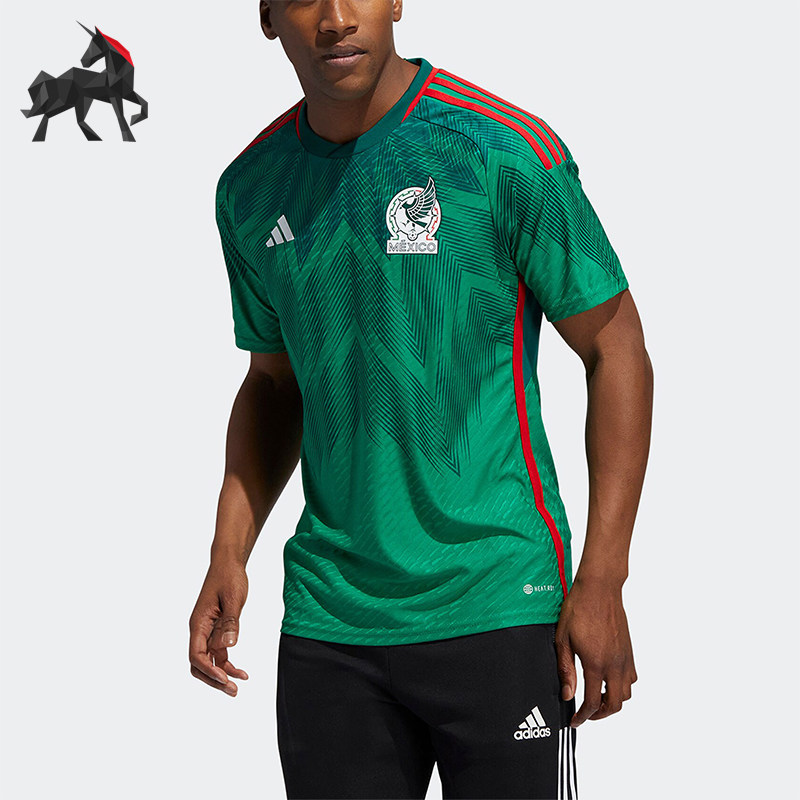 Adidas/阿迪达斯正品男士球员版运动休闲短袖球衣HD6898