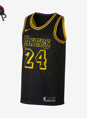 Nike/耐克正品洛杉矶湖人队男士舒适运动无袖球衣AJ6432-011