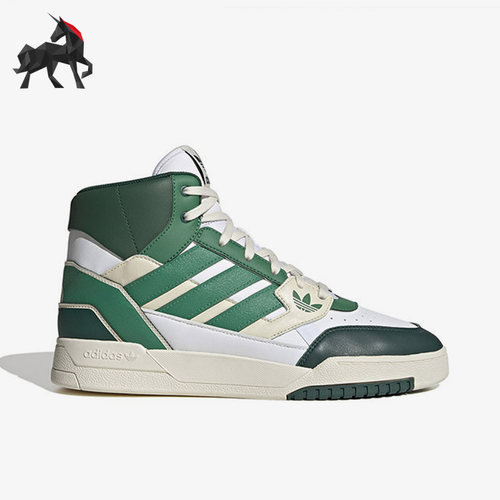 阿迪达斯三叶草男女休闲中帮板鞋