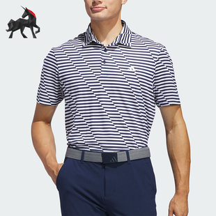 IU4393 Adidas 阿迪达斯正品 高尔夫男士 翻领POLO衫