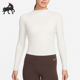 Nike/耐克正品女士弹力透气休闲运动长袖T恤FN3023-104