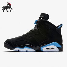 Nike/耐克正品 Air Jordan 6 UNC 男士高帮运动篮球鞋384664-006