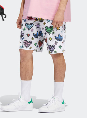 Adidas/阿迪达斯正品三叶草男女运动休闲宽松透气耐磨短裤 HL6473