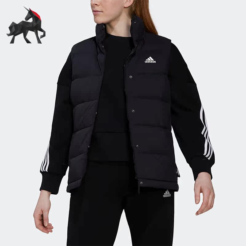 阿迪达斯正品羽绒马甲