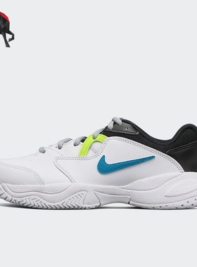 Nike/耐克正品2023GS女子大童耐磨低帮网球鞋CD0440-101