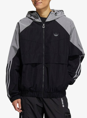 Adidas/阿迪达斯正品三叶草休闲男子时尚潮流运动外套 HC0328