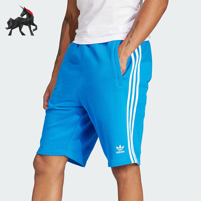 阿迪达斯男士运动复古短裤