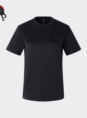 Adidas/阿迪达斯正品女士宽松透气运动休闲短袖T恤JD5240