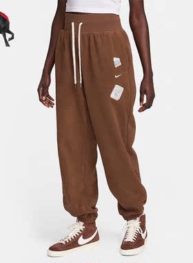 Nike/耐克正品秋季女士宽松休闲运动针织长裤FD5502-259