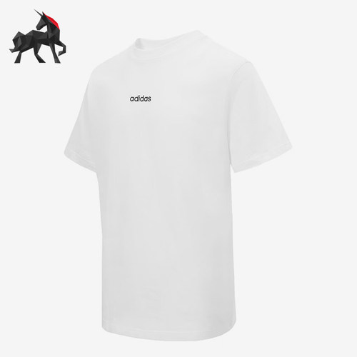 阿迪达斯男士针织运动短袖T恤