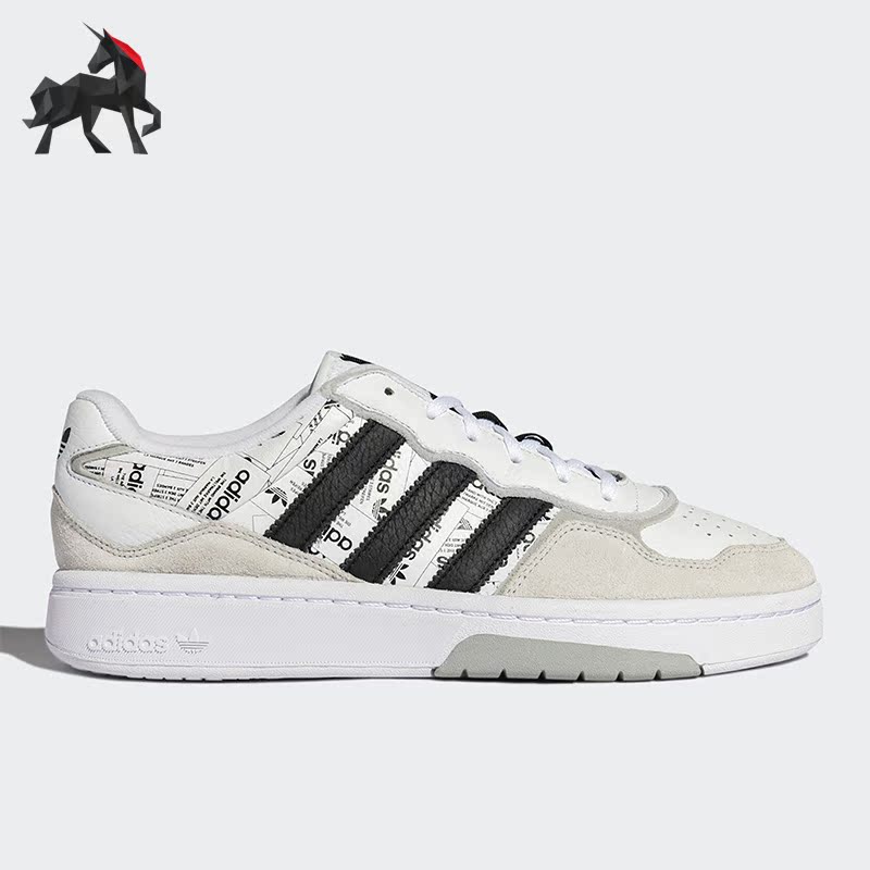 阿迪达斯三叶草男女运动低帮板鞋