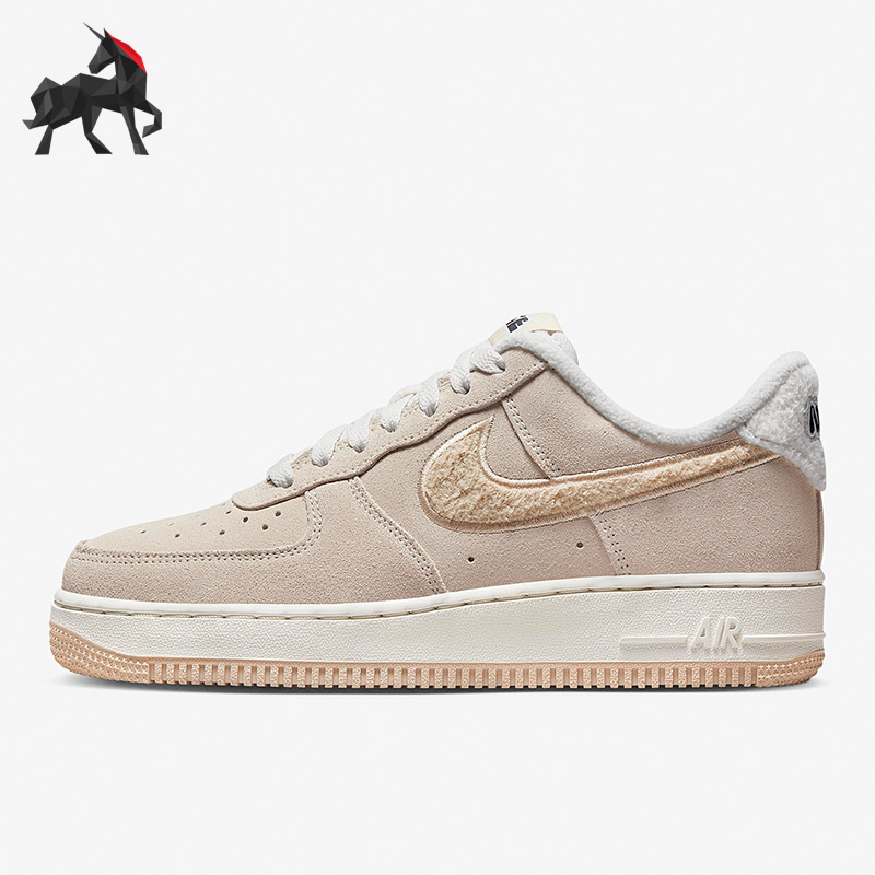 Nike/耐克正品Air Force 1女子加绒保暖运动板鞋DQ7583-001