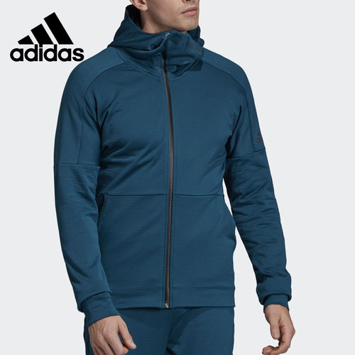 Adidas正品新款男子运动连帽夹克