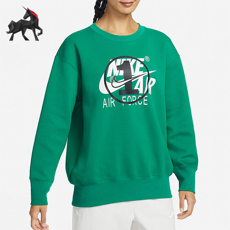 Nike/耐克正品秋冬女子休闲时尚运动透气圆领卫衣 FB7651-365