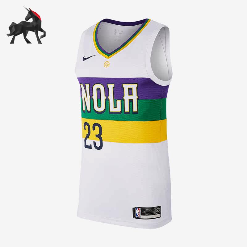 Nike/耐克正品透气男子篮球23号运动背心球衣AJ4628-101