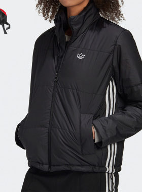 Adidas/阿迪达斯正品三叶草冬季女子休闲运动保暖棉服GK8554