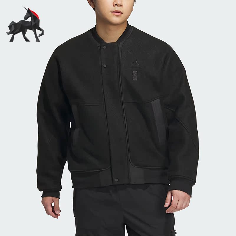 阿迪达斯正品男子针织外套