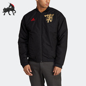 Adidas CNY立领曼联男子足球运动外套棉服HT1991 阿迪达斯正品