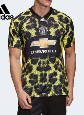 Adidas/阿迪达斯正品MUFC EA JSY男子足球曼联比赛短袖球衣EA2117