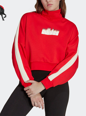 Adidas/阿迪达斯正品三叶草女子休闲时尚宽松透气套头卫衣 IA3931