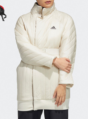 Adidas/阿迪达斯正品MET EXCITE女子运动收腰保暖外套HF0039