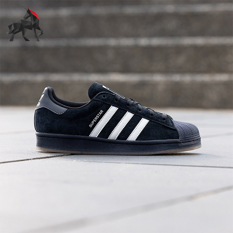 Adidas/阿迪达斯正品三叶草男女款经典贝壳头时尚板鞋IG1705