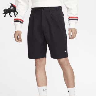 Nike/耐克正品夏季男子褶裥斜纹布运动短裤DX0644-010
