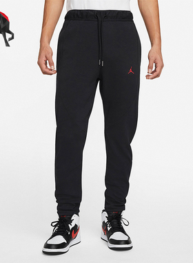 Nike/耐克正品JORDAN男士针织运动休闲束脚长裤DJ0882-010