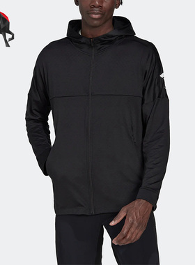 Adidas/阿迪达斯正品WO WARM FZ男子运动休闲健身连帽夹克 HD3518