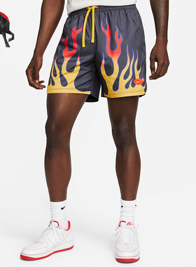 Nike/耐克正品Americana flames休闲男子运动短裤DV9628-010