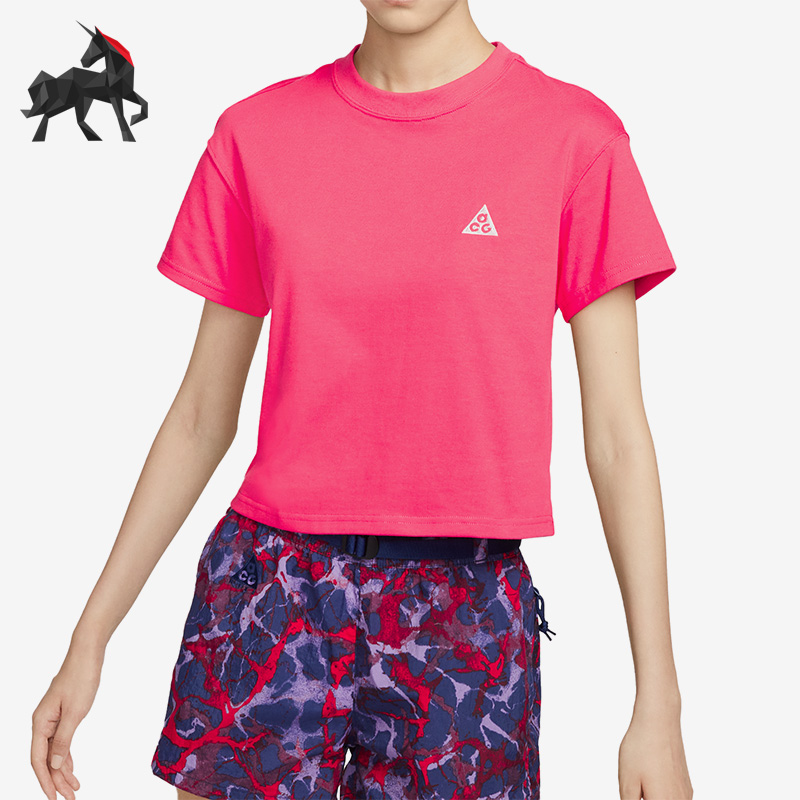 耐克女子运动时尚休闲圆领短袖