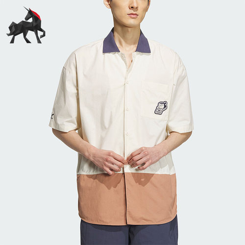 阿迪达斯男子运动短袖