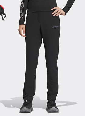 Adidas/阿迪达斯正品女士运动训练户外软壳休闲长裤IS8916