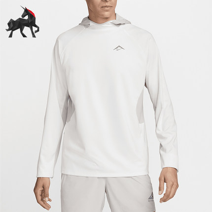 Nike/耐克正品Trail Dri-FIT UV男士连帽跑步上衣FN4007-121