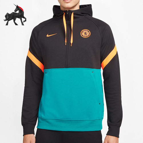Nike/耐克正品休闲男子时尚潮流足球训练运动连帽卫衣 DB7811-014