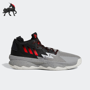 8男子实战训练运动低帮篮球鞋 DAME HR1558 阿迪达斯正品 Adidas