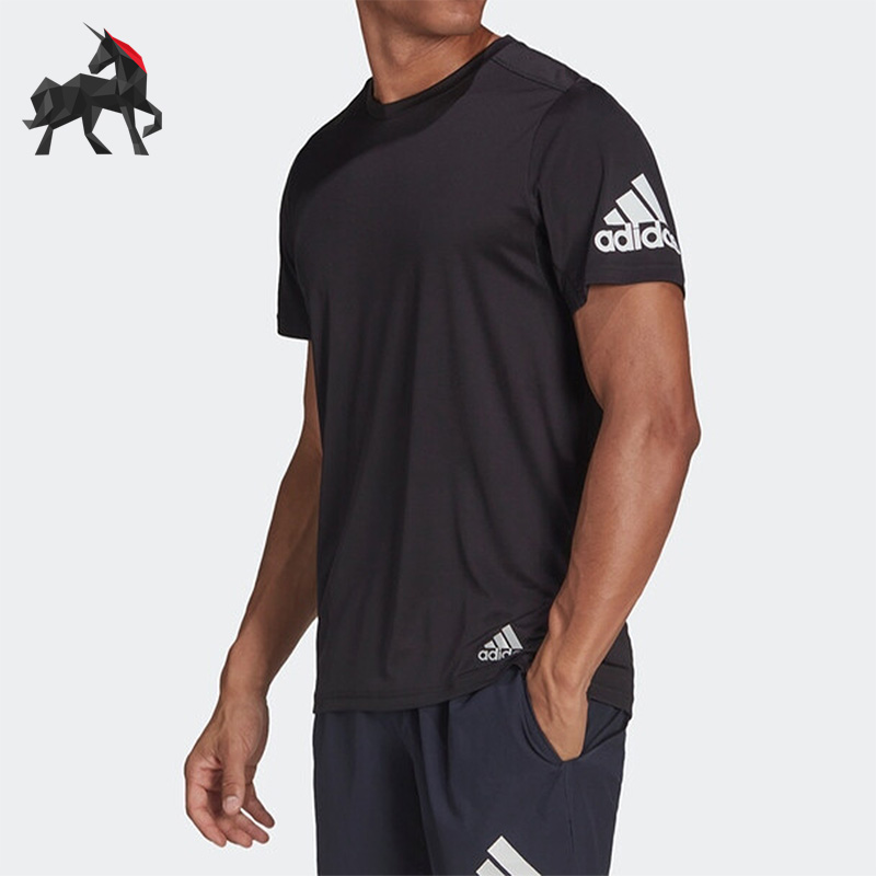 阿迪达斯正品男子运动T恤
