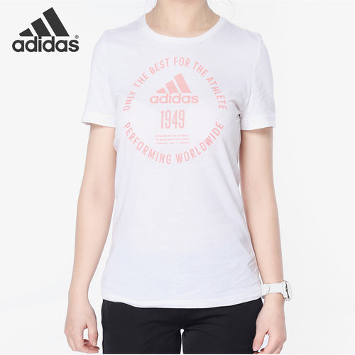 Adidas/阿迪达斯正品新款ADI EMBLEM W女子休闲运动T恤CV4576