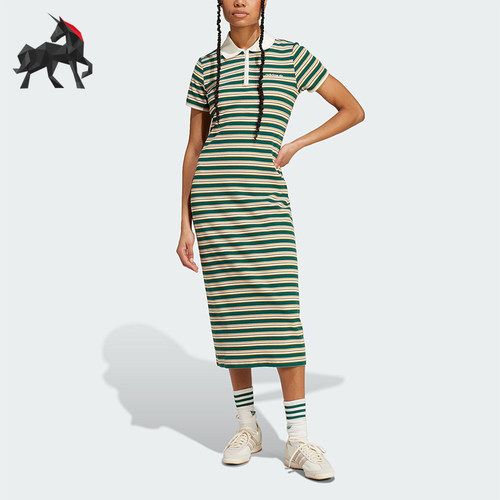阿迪达斯女士时尚休闲连衣裙