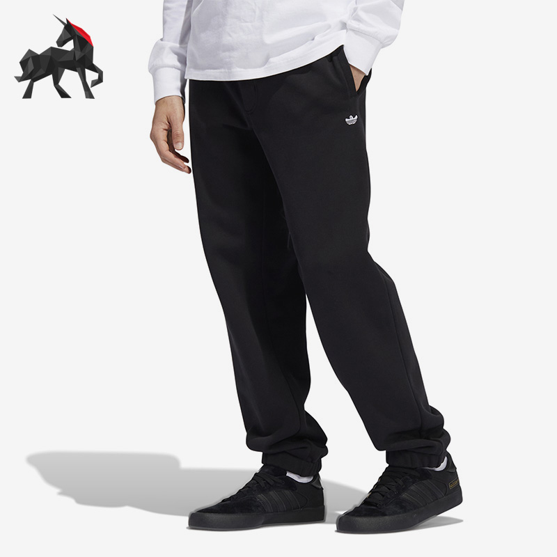 Adidas/阿迪达斯正品三叶草男女运动休闲脚宽松长裤HK9864