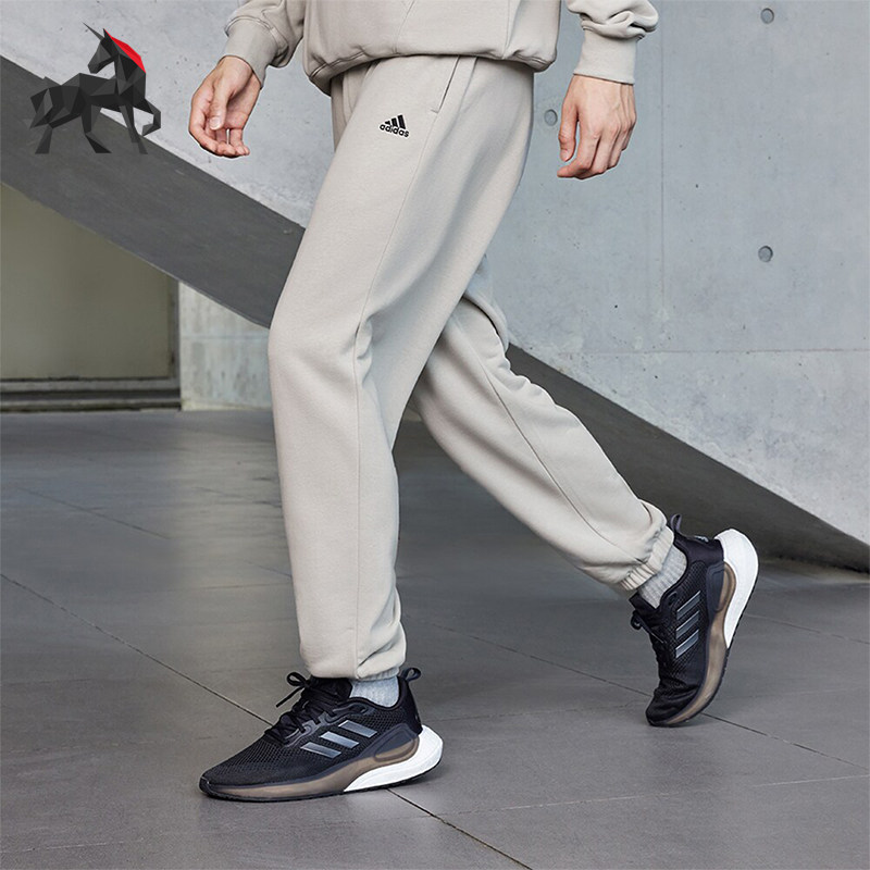 Adidas/阿迪达斯正品秋季男女同款束脚宽松休闲运动裤IV7591