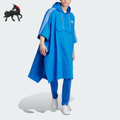 三叶草PONCHO男子运动长款 Adidas 阿迪达斯正品 外套IP6977