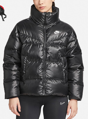 Nike/耐克正品冬女子保暖短款面包运动休闲羽绒服 DV0555-010