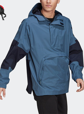 Adidas/阿迪达斯正品秋季男子连帽健身训练运动卫衣HG8579