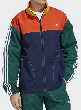 Adidas/阿迪达斯正品三叶草男SUMMERB-BAL撞色运动防风夹克GD2054