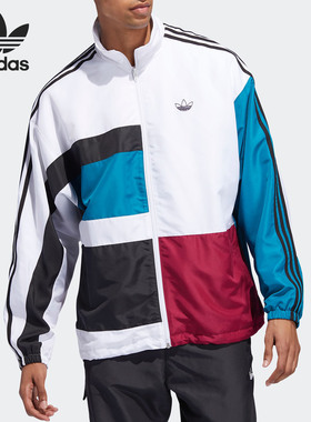 Adidas/阿迪达斯正品三叶草男子ASYMM TRACK梭织外套ED6242