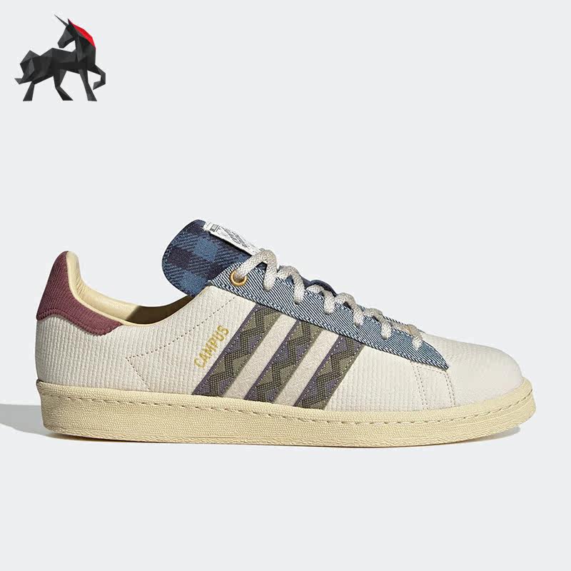 Adidas/阿迪达斯正品三叶草CAMPUS 80s男女复古板鞋GY4598